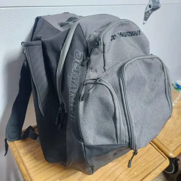 DeMarini Voodoo OG Baseball / Softball Game Equipment Backpack Carrying Bag Gray - Picture 2 of 5